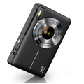 Cámara Digital Vintage 1080p – Ligera Cámara Portátil con Ajuste Automático de Brillo