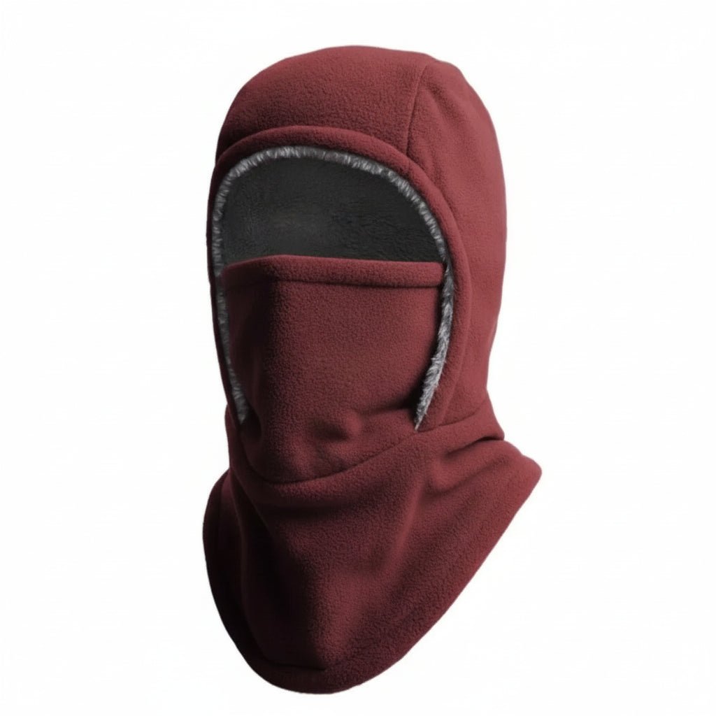 KÄLTEHAUBE – Cagoule en thermofleece pour le cyclisme et les sports de plein air par temps glacial