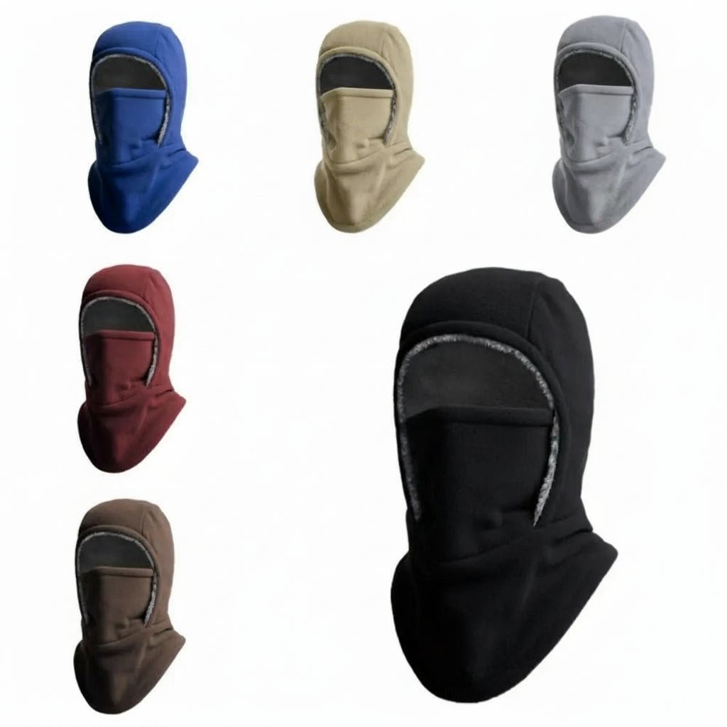 KÄLTEHAUBE – Cagoule en thermofleece pour le cyclisme et les sports de plein air par temps glacial