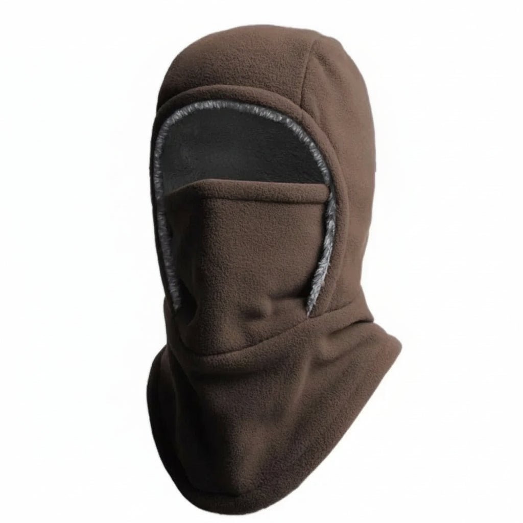 KÄLTEHAUBE – Cagoule en thermofleece pour le cyclisme et les sports de plein air par temps glacial
