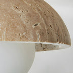 Boho | Aplique LED de piedra natural de travertino