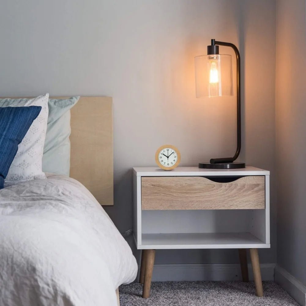 QUIETWOOD – Reloj despertador de madera silencioso para dormitorios acogedores