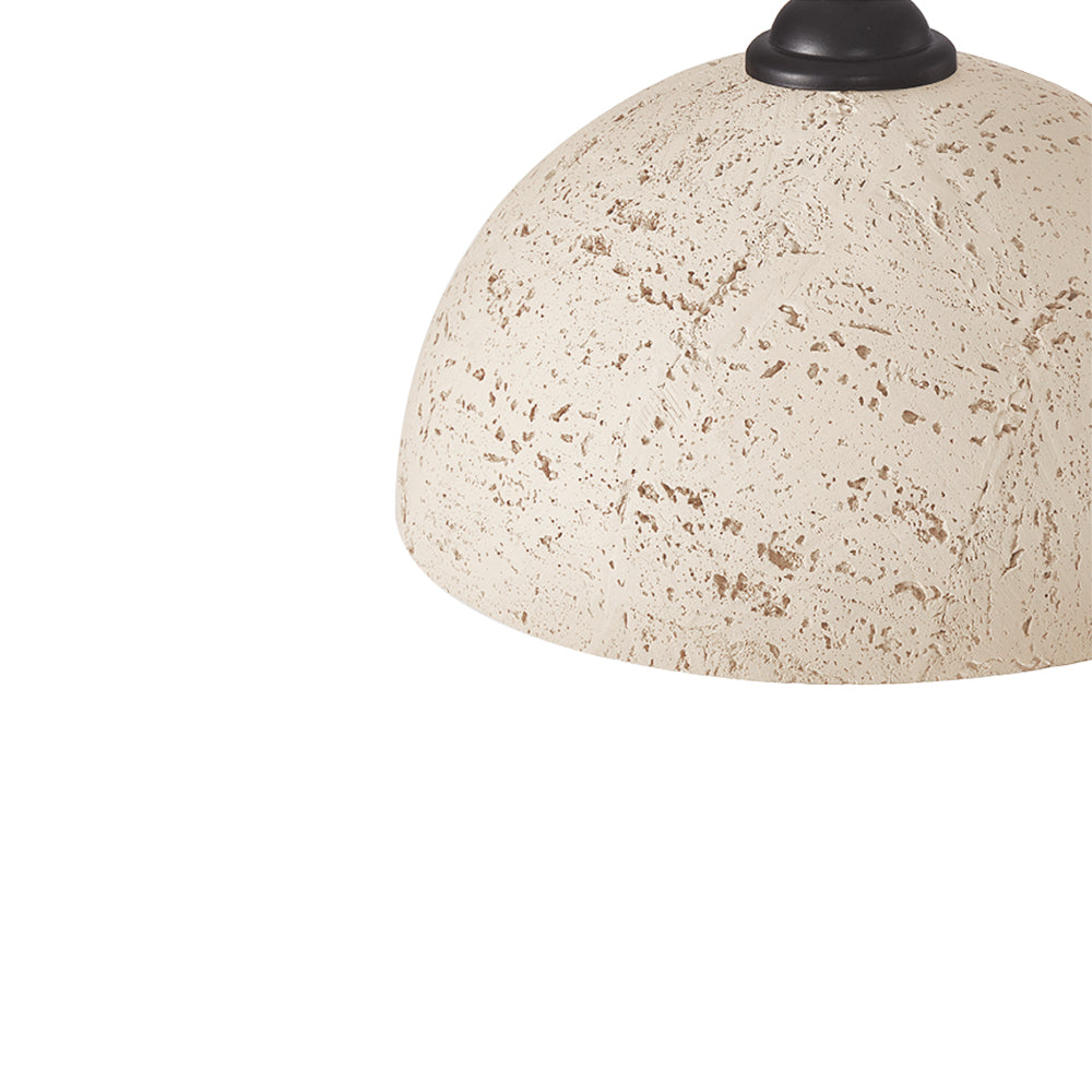 Lámpara Colgante de Resina Wabi Sabi de 1 Luz para Isla de Cocina