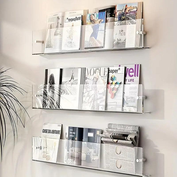 FrameNest - Estante de pared moderno para una pantalla elegante y solución de almacenamiento práctica