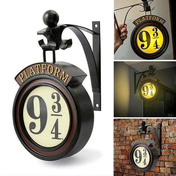 Lámpara de pared para fans de Harry Potter - Diseño Plataforma 9 3/4