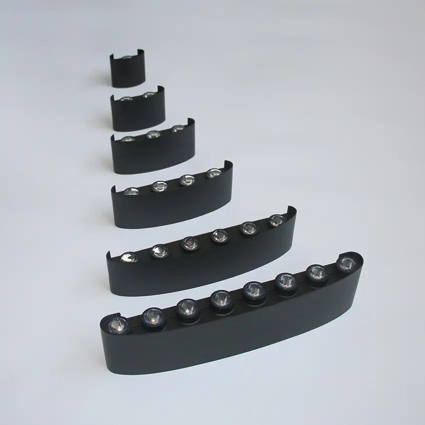 Iluminación de pared elegante – Para acentos con estilo dentro y fuera