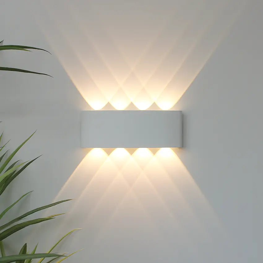 Iluminación de pared elegante – Para acentos con estilo dentro y fuera