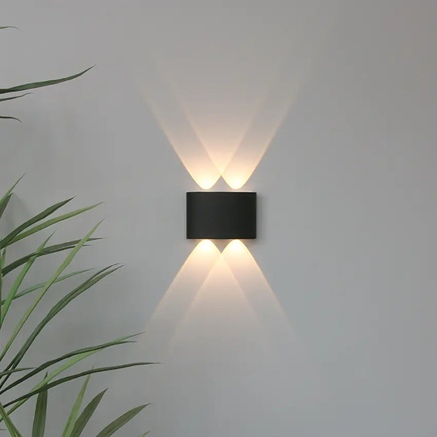Iluminación de pared elegante – Para acentos con estilo dentro y fuera