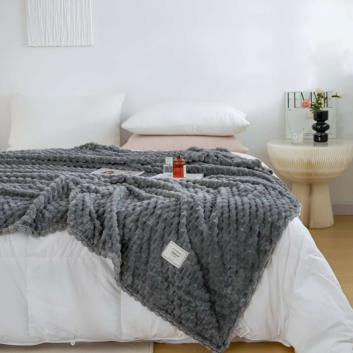 Manta de microfibra – super suave y cálida para sofá y cama