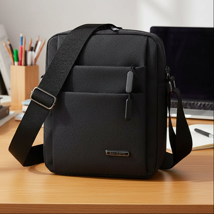 METROSAFE – Bolsa de Hombro Impermeable para Hombre con Diseño Antirrobo