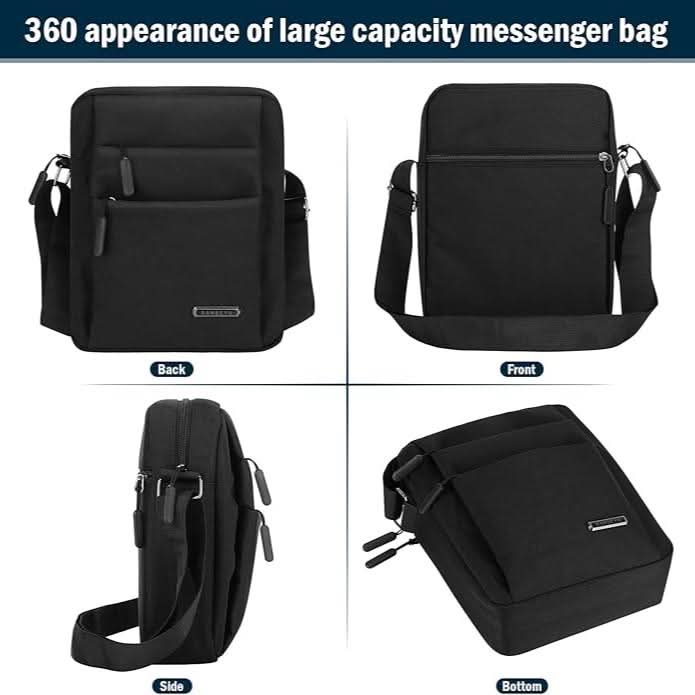 METROSAFE – Bolsa de Hombro Impermeable para Hombre con Diseño Antirrobo