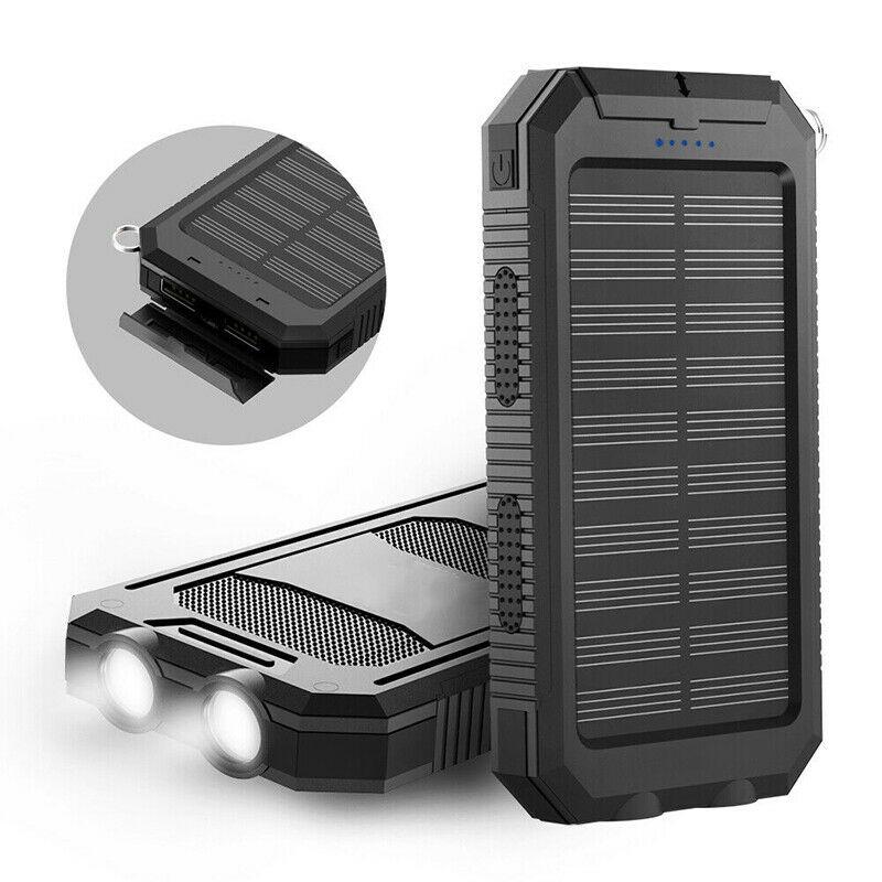 SOLARFORCE Power Bank – Powerbank solar impermeable de 20000mAh para aventuras al aire libre
