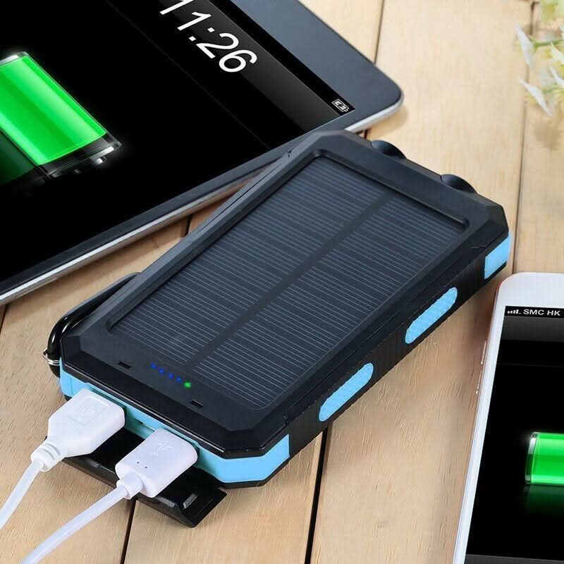 SOLARFORCE Power Bank – Powerbank solar impermeable de 20000mAh para aventuras al aire libre