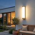 Luz de Pared Exterior Acrílica Impermeable | Linterna Moderna para Patios y Jardines