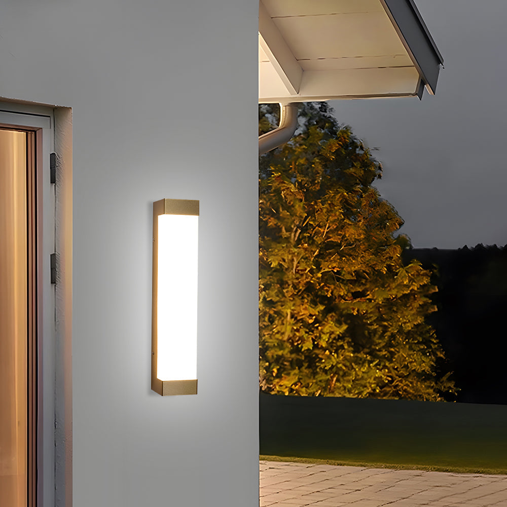 Luz de Pared Exterior Acrílica Impermeable | Linterna Moderna para Patios y Jardines