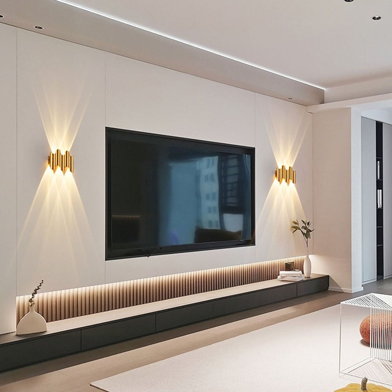 Lámpara de Pared LED Exterior Impermeable | Aplique de Aluminio Industrial para Espacios Exteriores