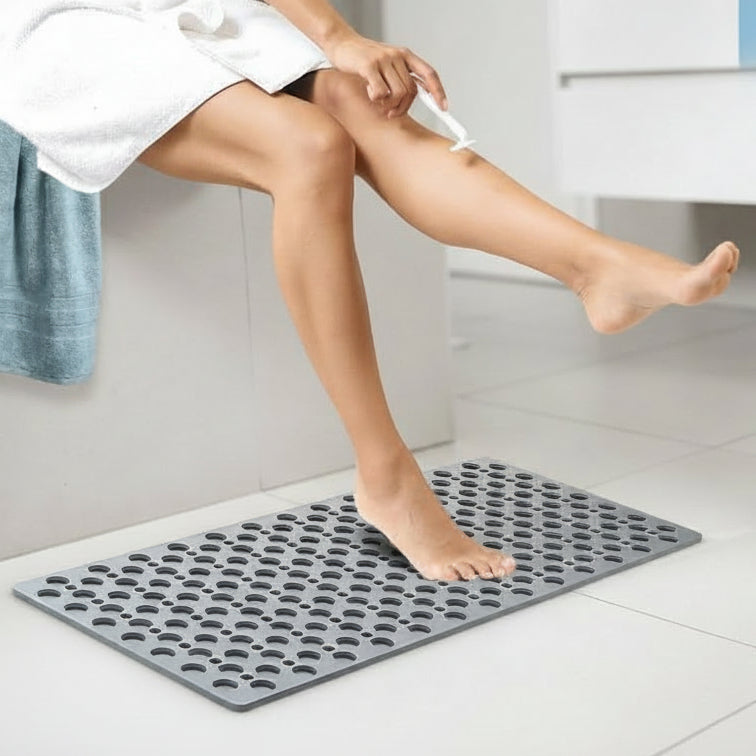 SAFEBATH – Alfombrilla de Ducha Antideslizante de Lujo para Seguridad Higiénica
