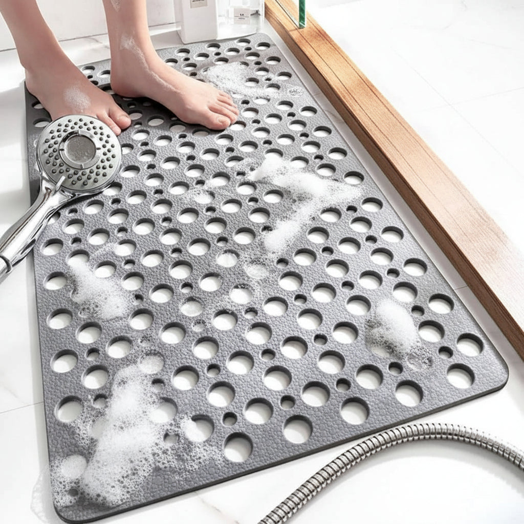 SAFEBATH – Alfombrilla de Ducha Antideslizante de Lujo para Seguridad Higiénica