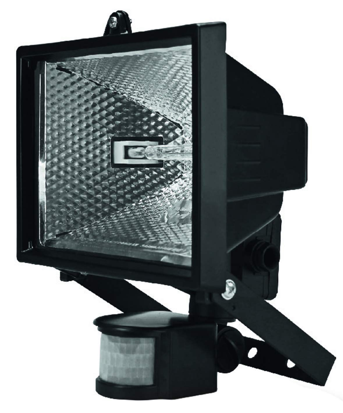 SecureGlow – Proyector halógeno exterior de 400W con sensor de movimiento