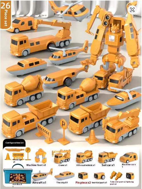 MagnaBuild – Set de vehículo de construcción magnético creativo | 50% DESCUENTO