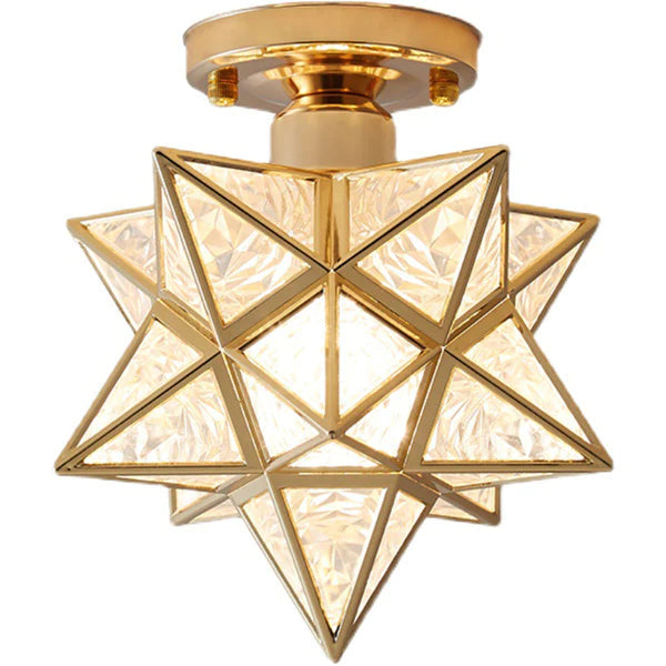 Luz de Techo en Forma de Estrella Caprichosa