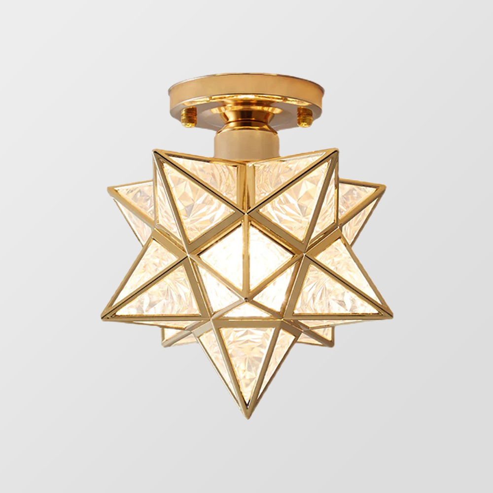 Luz de Techo en Forma de Estrella Caprichosa
