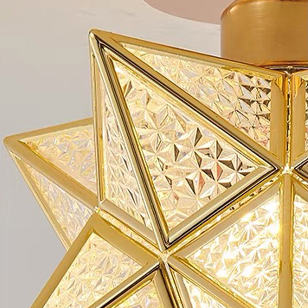 Luz de Techo en Forma de Estrella Caprichosa