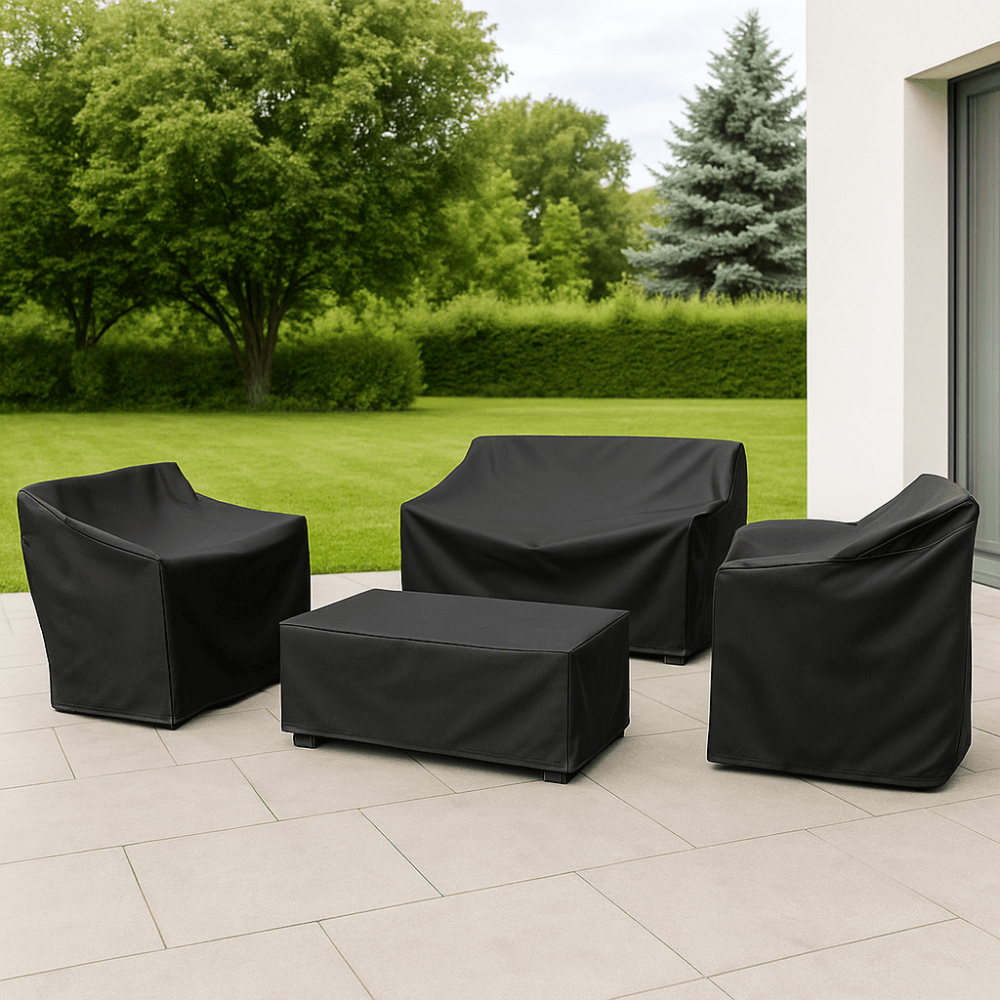 Funda impermeable para muebles de jardín con protección contra las inclemencias del tiempo – versátil para uso exterior