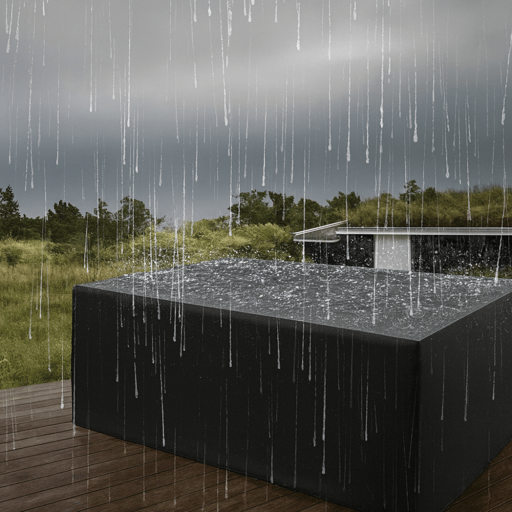 Funda impermeable para muebles de jardín con protección contra las inclemencias del tiempo – versátil para uso exterior