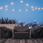 Funda impermeable para muebles de jardín con protección contra las inclemencias del tiempo – versátil para uso exterior