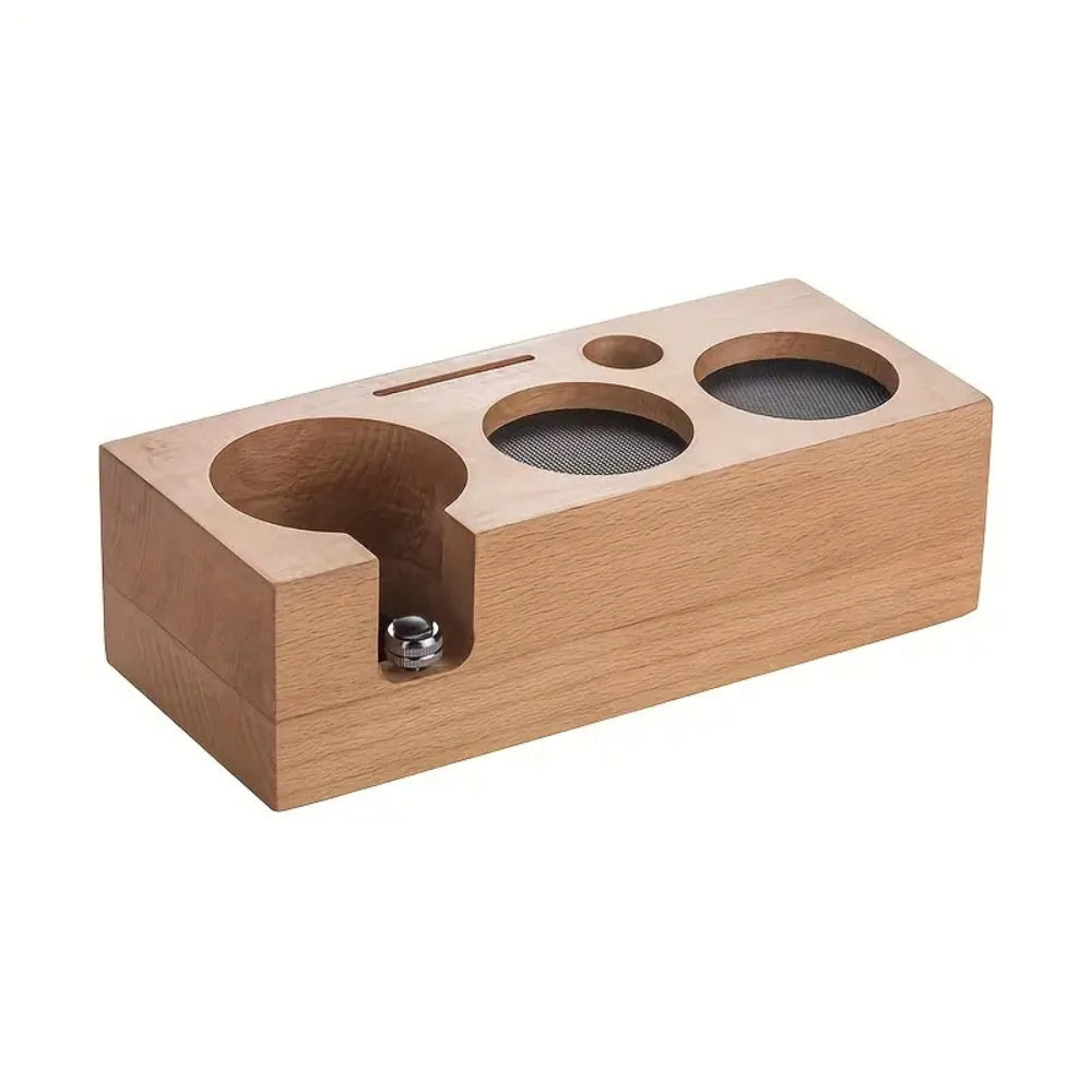 Lisslune | Estación de Compresión de Café de Madera Rectangular
