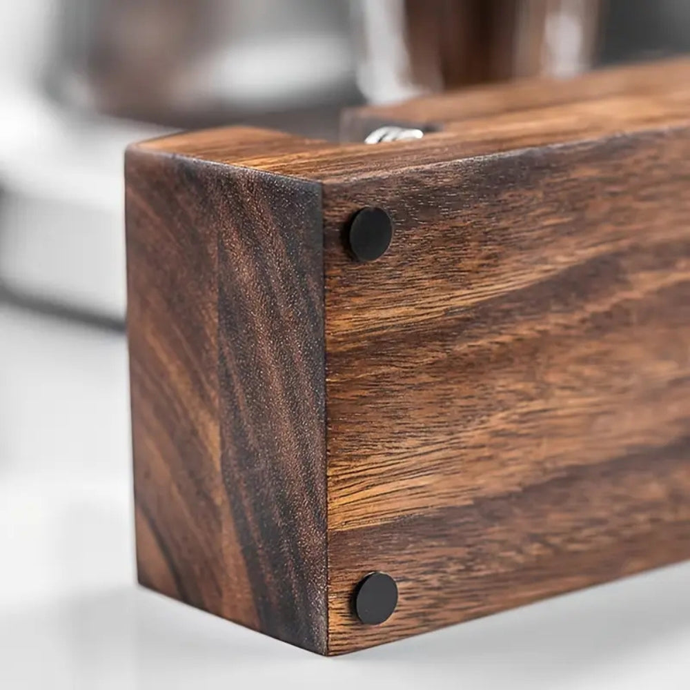 Lisslune | Estación de Compresión de Café de Madera Rectangular
