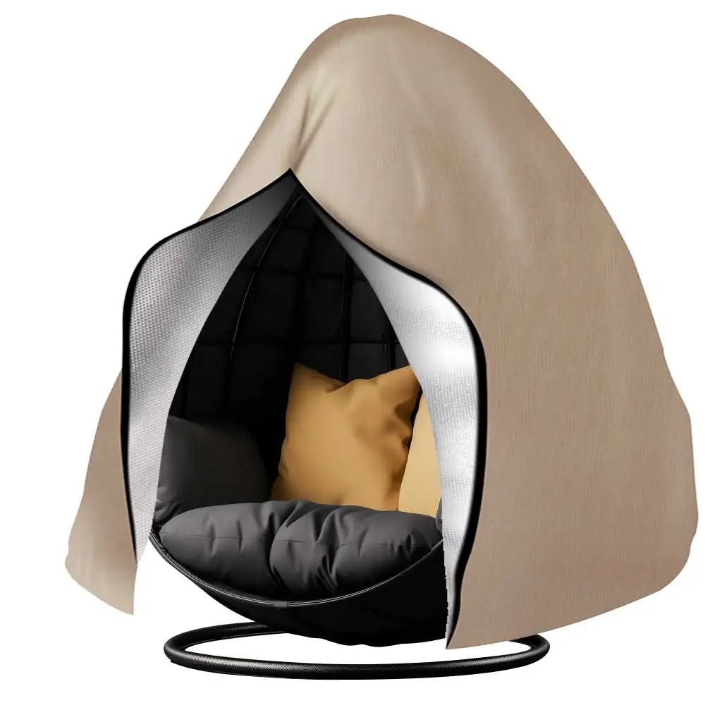 Funda Resistente e Impermeable para Silla de Huevo – Protección UV y a Prueba de Viento, Poliéster Oxford 210D, 115×190 cm o 230×200 cm