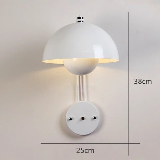 MushroomGlow - Lámpara de pared estilosa para una decoración encantadora