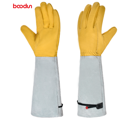 Guantes de Jardinería FLORAHAND | Resistente a Espinas y Transpirable | Guantes Largos para Rosales para Mujeres | 1 Par