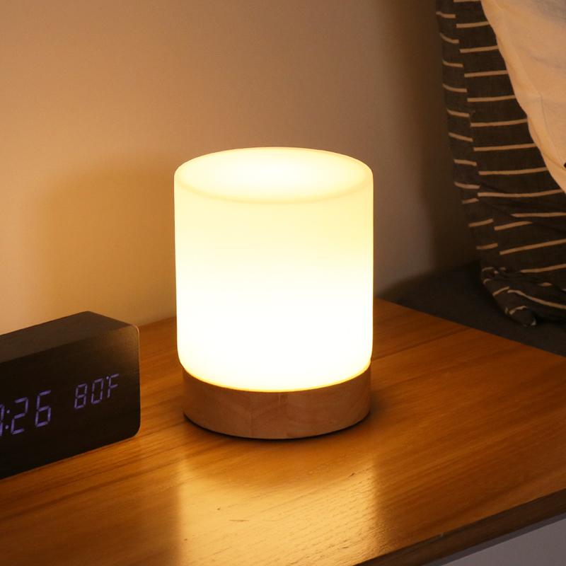 Torin | Lámpara de mesa LED en forma de cilindro
