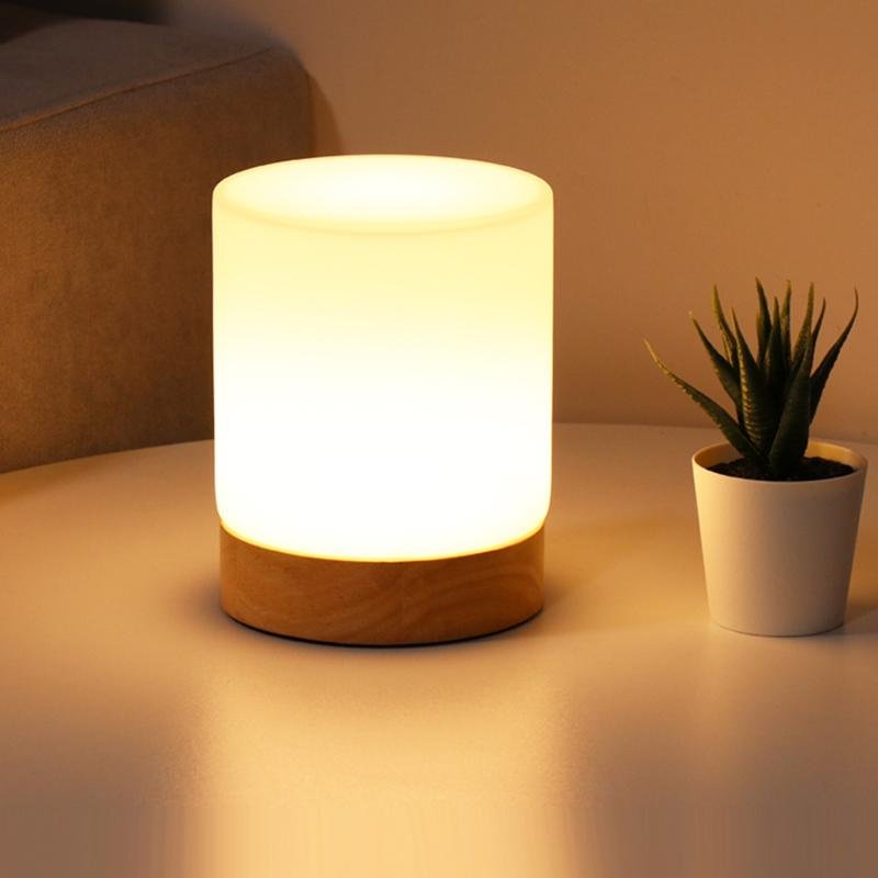 Torin | Lámpara de mesa LED en forma de cilindro