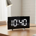 SILENTLITE – Reloj despertador digital delgado con gran pantalla LED y diseño silencioso