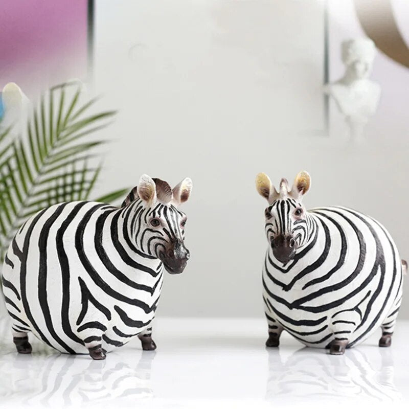 WildStride - Escultura de cebra ecológica para una decoración elegante