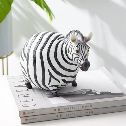 WildStride - Escultura de cebra ecológica para una decoración elegante