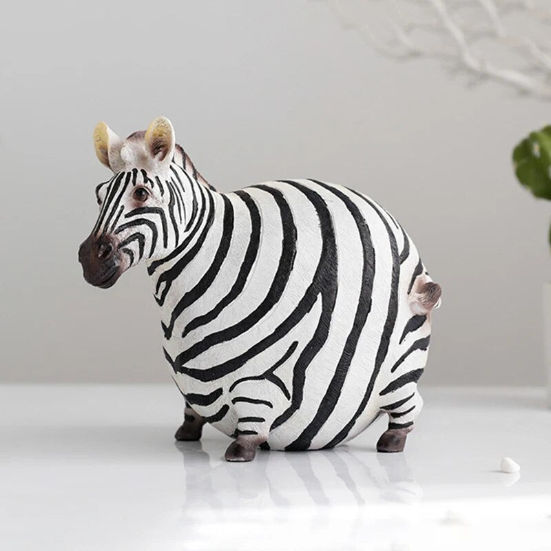 WildStride - Escultura de cebra ecológica para una decoración elegante