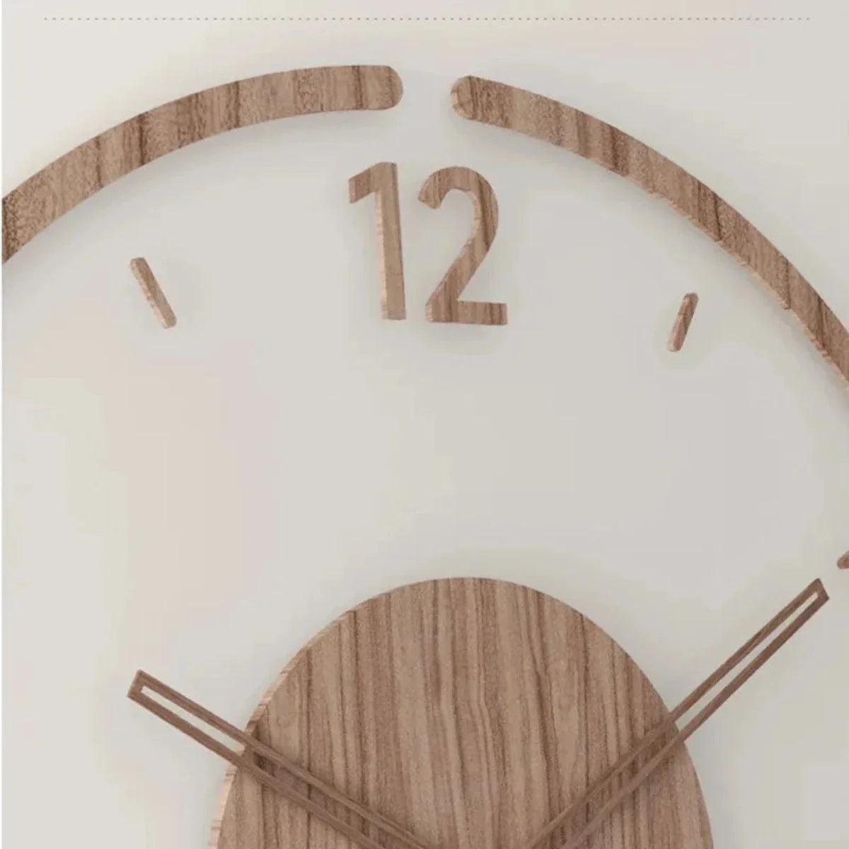 Reloj de Pared Yara en Estilo Escandinavo – Elegante Reloj de Pared para Salón de Madera