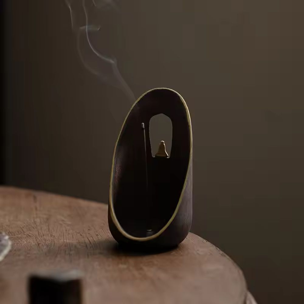 Porta inciensos de cerámica – Zen Flow