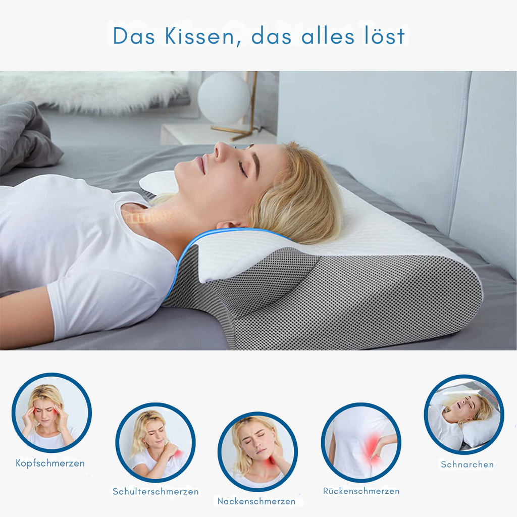ZenHaven™ Almohada de Espuma con Memoria