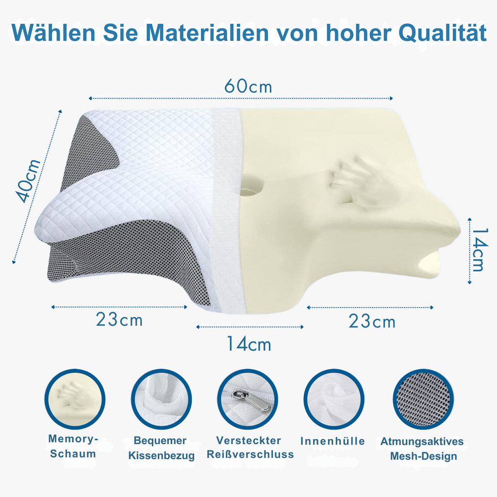 ZenHaven™ Almohada de Espuma con Memoria