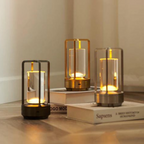 Lámpara de mesa LED inalámbrica recargable con control táctil