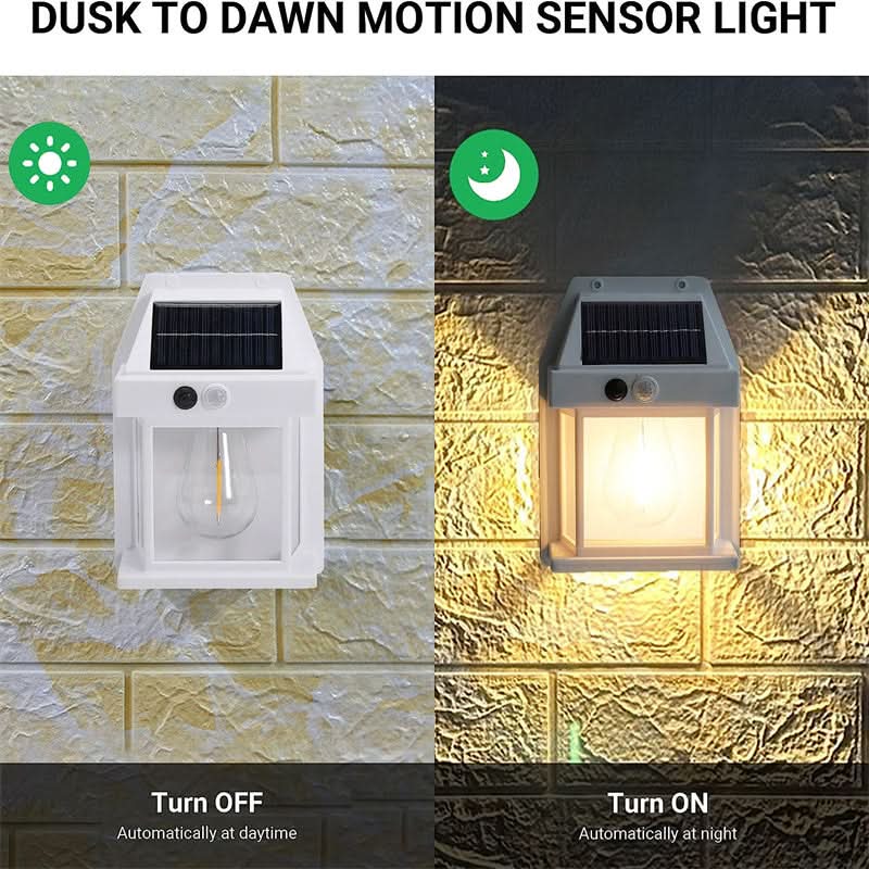 Lámpara solar para jardín y exterior