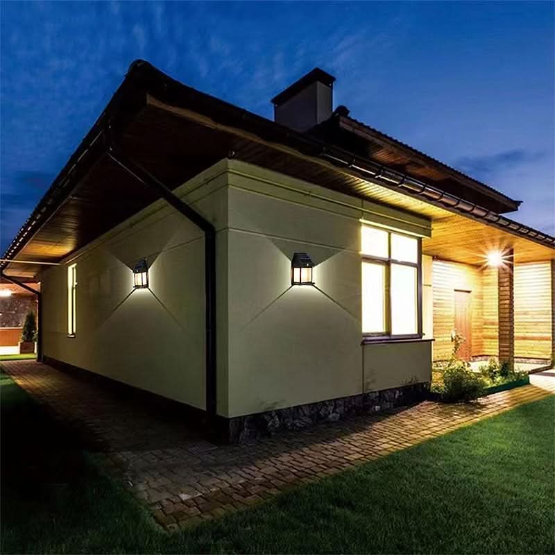 Lámpara solar para jardín y exterior