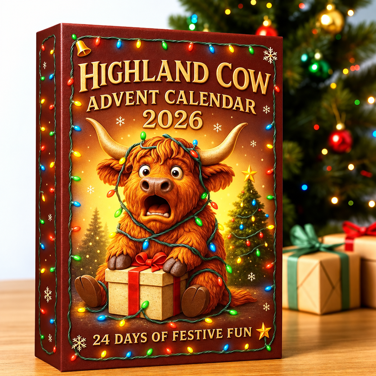 Calendario de Adviento de Vaca Highland 2026