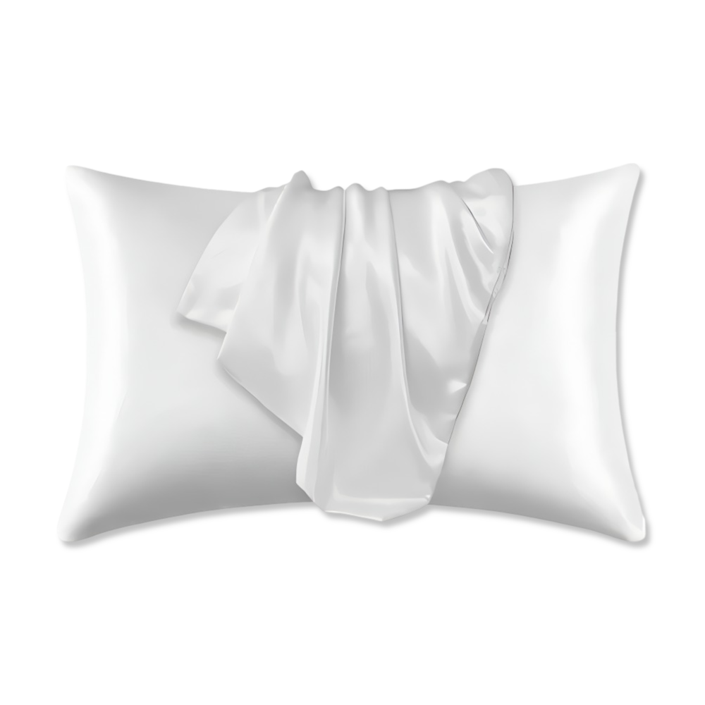 Funda de Almohada de Seda Suave Color Sólido